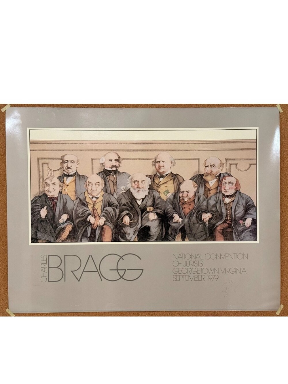 CHARLES BRAGG NATIONAL CONVENTION OF JURISTS GEORGETOWN VIRGINIA 1979 - SIGNED